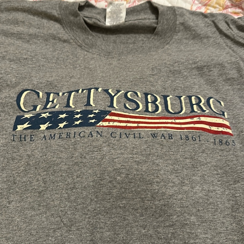 Gettysburg Tee shirt Crew neck XL
